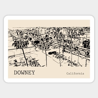 Downey California Sticker